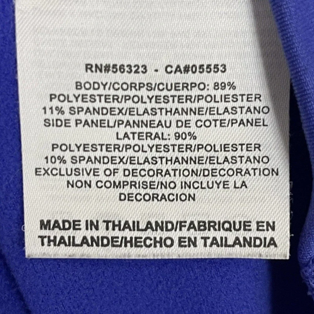 Nike Fit Womens L Hoodie Sweatshirt Blue 1/4 Zip Stretch‎